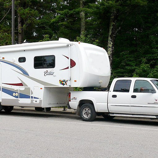 RV Exterior - Fifth Wheel Camper Towing