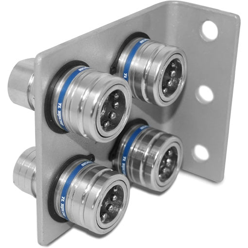 Hydraulic Quick Release Couplers with Bracket