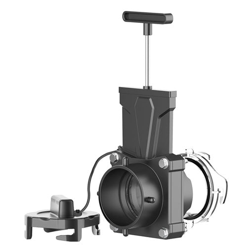 RV Sewer Gate Valve with Shut Off Valve and Leak-proof Cap