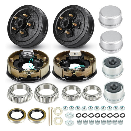 Trailer Axle Self-Adjusting Electric Brake Kit
