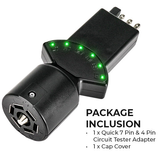 Quick 7 Pin & 4 Pin Circuit Tester Adapter