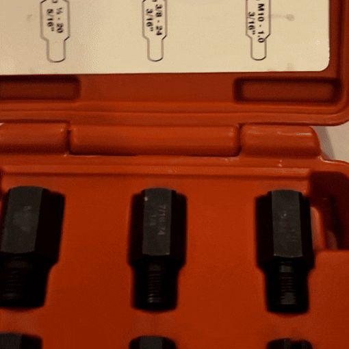Brake Line/Brake Cylinder Fitting Rethreading Kit