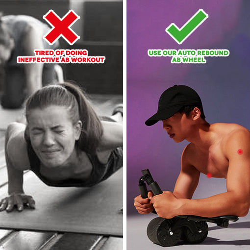 Auto Rebound Ab Wheel