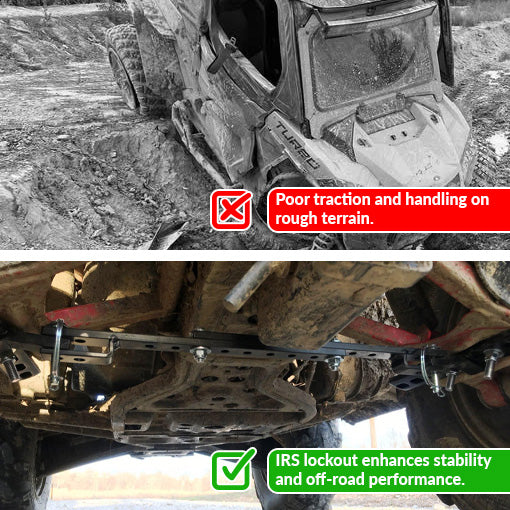 Universal ATV Independent Rear Suspension Lockout