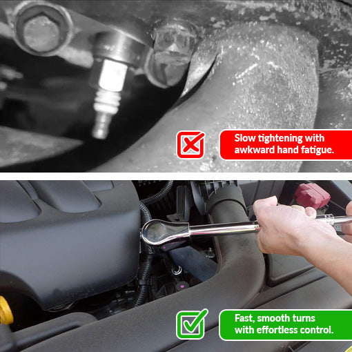 1/4-inch Sidewinder Ratcheting 90-Degree Speedwrench