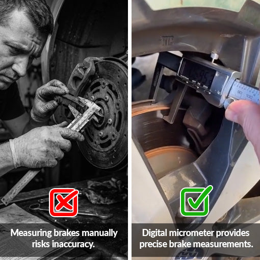Disc Brake Rotor Digital Micrometer