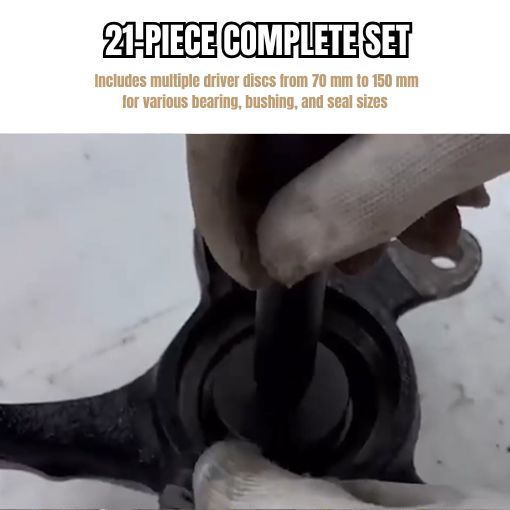 21pcs Extra Large Custom Bush Bearing and Seal Driver Set