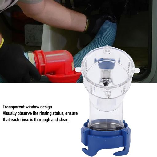RV Black Water Tank Rinser 45-Degree Adapter