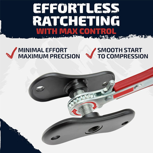 Ratcheting Brake Caliper Compression Tool