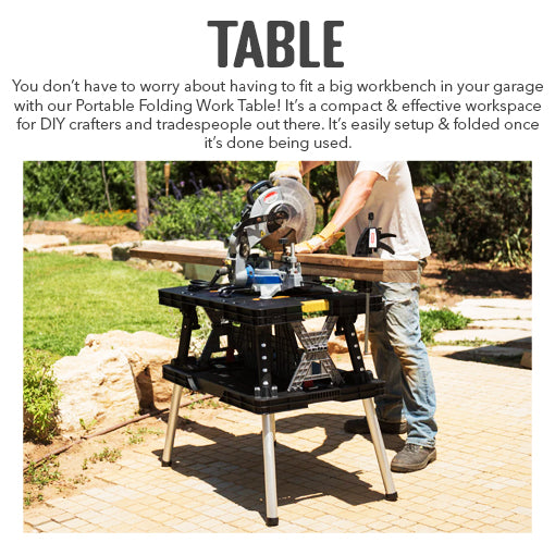 Portable Folding Work Table