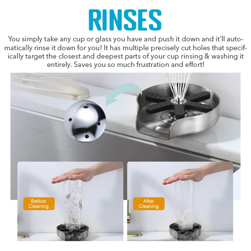 Quick Multi-Angle Cup Rinser