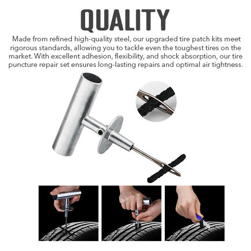 68pcs Heavy Duty Tire Plug Kit