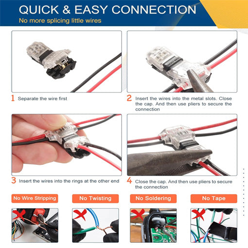 Low Voltage T-Tap Wire Connectors