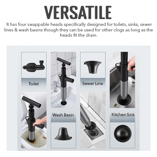 High Pressure Toilet Plunger