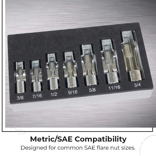 SAE Flare Nut Socket Set