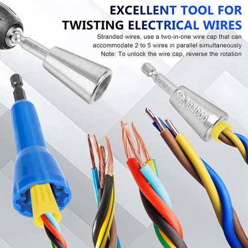 Drill Wire Stripping and Twisting Tool