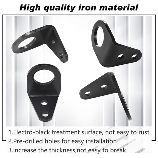 Bolt-on Mounting Hole 3/16" Brake Line Tabs