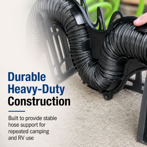 Easy RV Sewer Hose Gas P-Trap Support