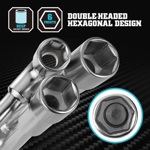 L-Type Pipe Perforation Elbow Wrench Set