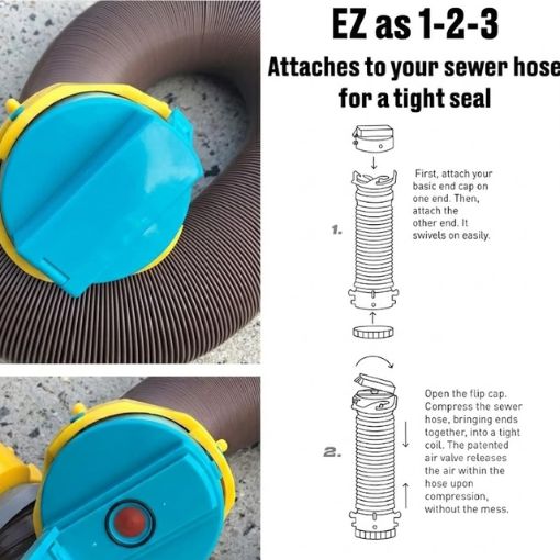 RV Sewer Hose Compactor