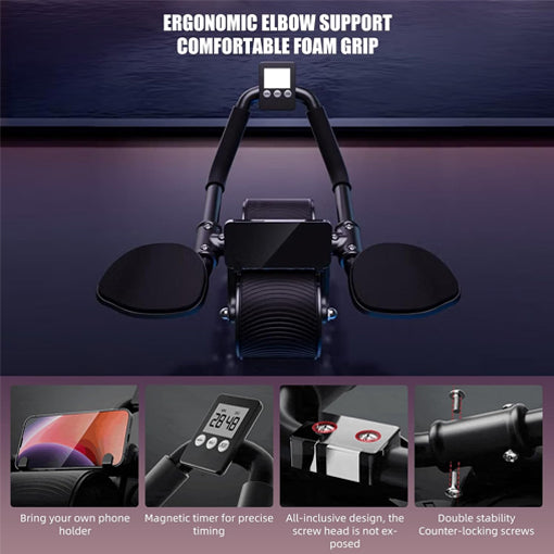 Auto Rebound Ab Wheel