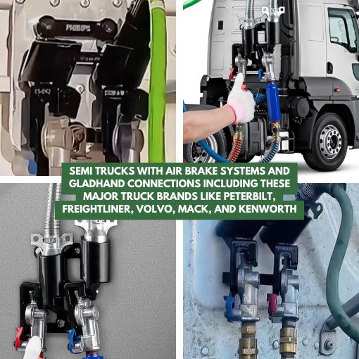 Gladhand and Plug Holder for Semi Truck