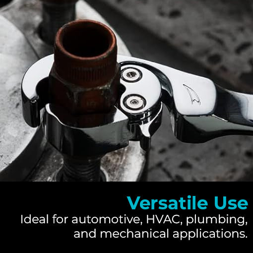5-Piece Ratcheting Flare Nut Wrench Set