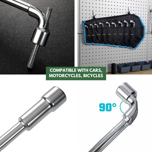 L-Type Pipe Perforation Elbow Wrench Set