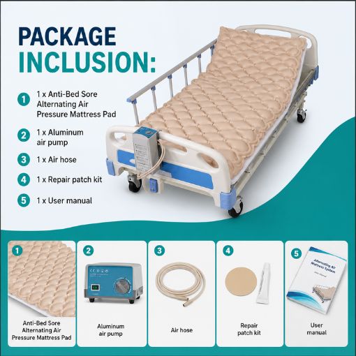 Anti-Bed Sore Alternating Air Pressure Mattress Pad