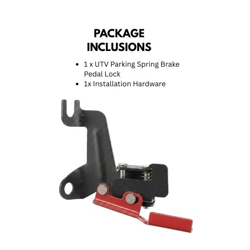 UTV Parking Spring Brake Pedal Lock