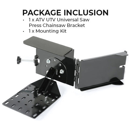 ATV UTV Universal Saw Press Chainsaw Bracket
