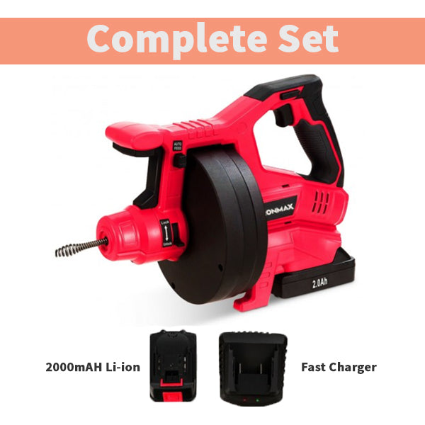 18V Cordless Drain Snake Auger Drill