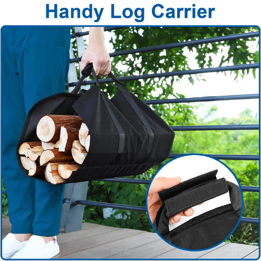 Outdoor Firewood Rack With Cover