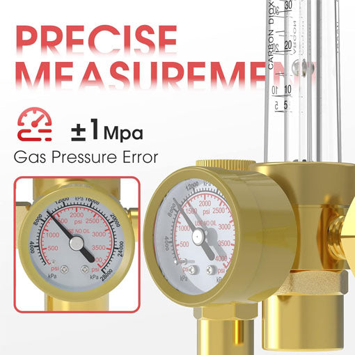 Flow Meter Gas Regulator Gauge