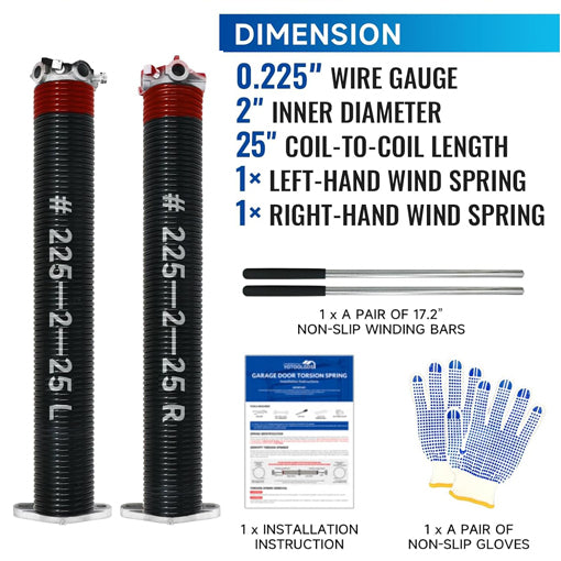 Garage Door Torsion Spring Set