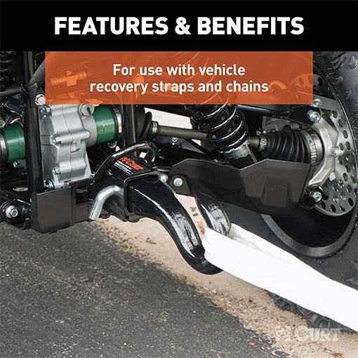Forged Tow Hook Hitch Mount