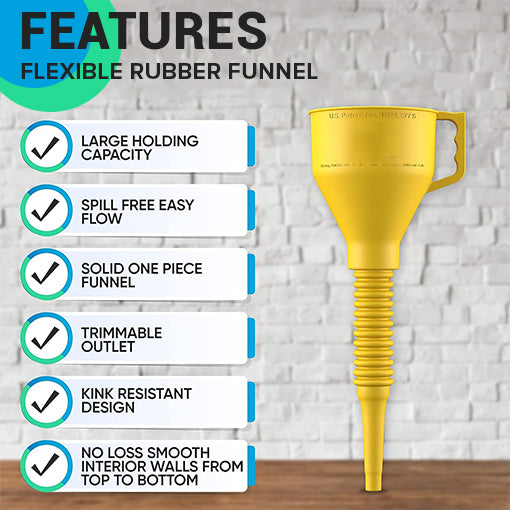 Flexible Rubber Funnel