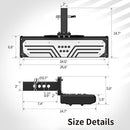 Wide Aluminum Towing Hitch Steps