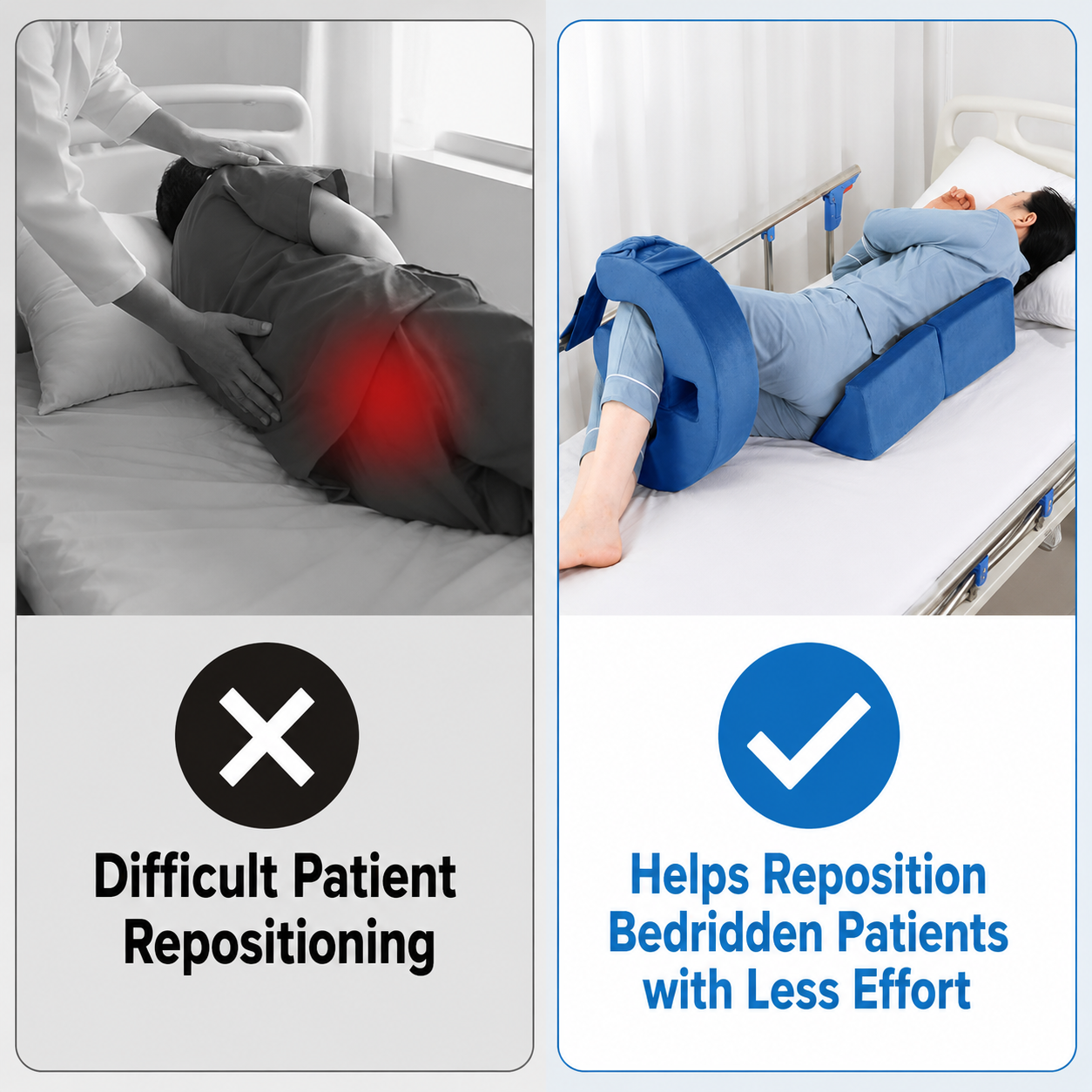 Easy Patient Turning Device and Support