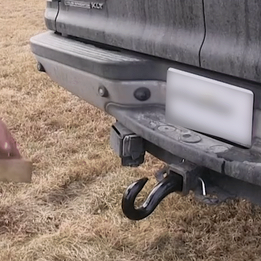 Forged Tow Hook Hitch Mount