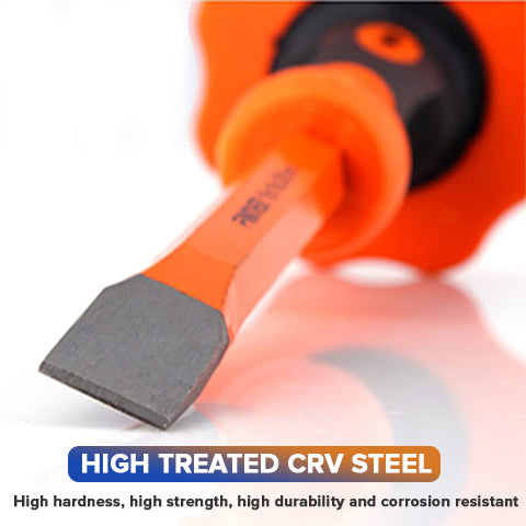 High Treated CRV Steel of 12 inch Heavy Duty Flat Chisel
