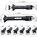 Full Set sizes for Grout Removers and Scrapers