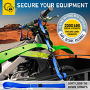 Ratchet Tie Down Straps Set