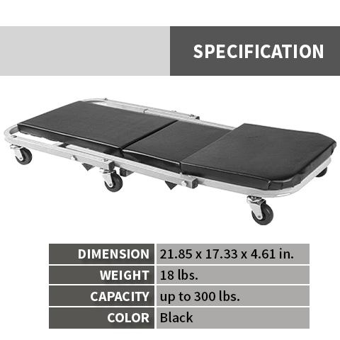 36" Convertible Creeper Seat