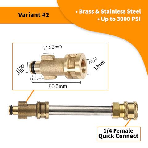 Quick Connect Power Nozzle Adapter