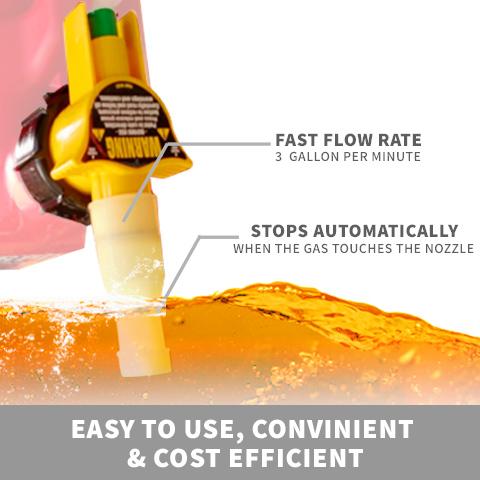 Spill-free Gas Can