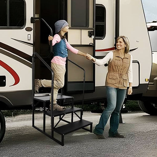 Permanent Rv Ladder RV Exterior - Steps and Ladders