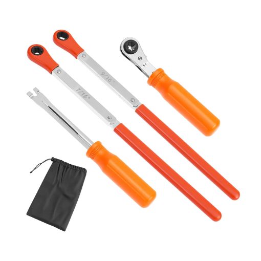 4-Piece Slack Adjusting Tool and Wrench Kit