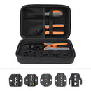 Ratcheting Wire Crimping Tool Kit (with Stripper & Terminal Support)