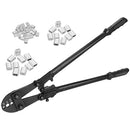 Heavy-Duty Wire Rope Swaging Crimping Tool (with Aluminum Sleeves)